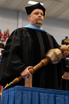 Dr. Cliff Karnes, commencement marshal by Beverly Cruse