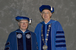 Dr. Robert D. Webb, Board of Trustee, Dr. William L. Perry, President