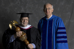 Dr. William J. Searle, Commencement marshal, Dr. William L. Perry, President