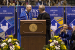 Dr. William L. Perry, President, Mr. Jeffrey P. Lynch, Interim Dean, College of Arts and Humanities, Charge to the class