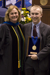 Dr. Kathlene S. Shank, Chair, Department of Special Education, Mr. Justin Gross, Livingston Lord Scholar