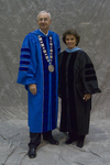 Dr. William L. Perry, President, Dr. Janet M. Treichel, Honorary degree recipient, charge to the class by Beverly J. Cruse