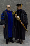 Dr. Mahyar Izadi, Dean, LCBAS, Dr. Deborah A. Woodley, Commencement Marshal by Beverly J. Cruse