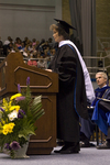 Dr. Janet M. Treichel, Honorary degree recipient, charge to the class by Beverly J. Cruse