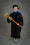 Dr. Mary Anne Hanner, Commencement marshal by Beverly J. Cruse