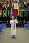 Mr. Ethan L. Ingram, Honors College banner marshal by Beverly J. Cruse