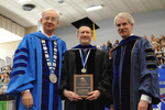 Dr. William L. Perry, President, Dr. David Raybin, Distinguished faculty award, Dr. Blair M. Lord, Provost and Vice President for Academic Affairs by Beverly J. Cruse