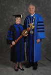 Dr. Beverly Findley, Commencement marshal, Dr. William L. Perry, President by Beverly J. Cruse