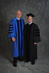 Dr. William L. Perry, President, Mr. Steve Gosselin, Honorary degree of Public Service by Beverly J. Cruse