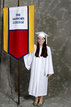Ms. Kara Butorac, Honors college banner marshal by Beverly J. Cruse