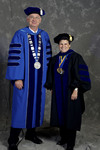 Dr. William L. Perry, President, Dr. Nancy L. Elwess, charge to the class