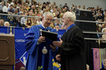 Dr. William L. Perry, President, Mr. Robert E. Holmes Jr., Honorary degree recipient