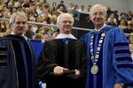 Dr. Blair M. Lord, Provost and Vice President for Academic Affairs, Mr. Robert E. Holmes Jr., Honorary degree recipient, Dr. William L. Perry, President by Beverly J. Cruse