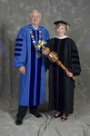 Dr. William L. Perry, President, Dr. Marilyn J. Coles, Commencement Marshal