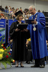 Mrs. Julie Nimmons, Honorary Degree Recipient, Dr. William L. Perry, President by Beverly J. Cruse