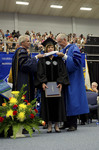 Dr. Blair M. Lord, Provost and Vice President for Academic Affairs, Mrs. Julie Nimmons, Honorary Degree Recipient, Dr. William L. Perry, President by Beverly J. Cruse