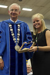 Dr. William L. Perry, President, Ms. Jaclyn L. Carstens,  Livingston Lord Scholar Recipient