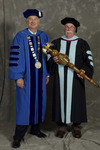 Dr. William L. Perry, President, Dr. Norman A. Garrett, Commencement Marshal