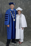 Dr. William L. Perry, President, Dr. Margaret Messer, Honors College Banner Marshal