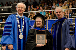 Dr. William L. Perry, President, Dr. Melanie B. Mills, Distinguished Faculty Award, Dr. Blair M. Lord, Provost & Vice President of Academic Affairs