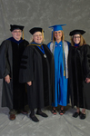Dr. Douglas Bower, Associate Dean of the College of Education & Professional Studies,Dr. Diane Jackman, Dean, College of Education and Professional Studies, Ms. Brittany Hart, Student Speaker, Dr. Angela Anthony, Student Speaker Mentor by Beverly J. Cruse