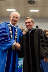 Dr. William L. Perry, University President, Mr. Michael E. Shanahan, Commencement Speaker -- 3pm Session by Beverly J. Cruse