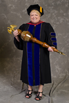 Dr. Linda S. Ghent, Commencement Marshal by Beverly J. Cruse