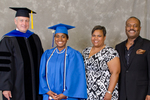 Ms. Brittany A. William, Student Speaker, Dr. William C. Minnis, Student Speaker Mentor & Family by Beverly J. Cruse