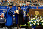 President Glassman, Linda Ghent, Provost Lord by Beverly J. Cruse