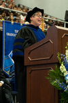 Dr. Melinda Mueller, Student Speaker Mentor by Beverly Cruse