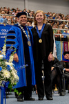 Dr. David Glassman, University President, Ms Jaida Brockman, Lord Scholar by Beverly Cruse