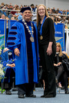Dr. David Glassman, University President, Ms Jaida Brockman, Lord Scholar by Beverly Cruse
