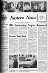 Daily Eastern News: September 21, 1966 by Eastern Illinois University