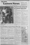 Daily Eastern News: December 12, 1980 by Eastern Illinois University
