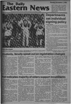Daily Eastern News: November 01, 1982 by Eastern Illinois University