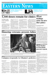 Daily Eastern News: November 11, 2009 by Eastern Illinois University