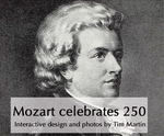 Portrait Image of Mozart with Text by Daily Eastern News