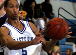 Josh Gomes During a Basketball Game by Daniel Williams