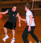 Students Playing Basketball in Student Recreation Center by Daily Eastern News