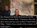 Owners of the Greenup Antique Mall with Text by Daily Eastern News