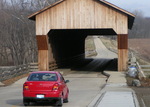 View Through the Jackson Truss Covered Bridge by Daily Eastern News