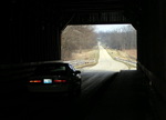 View From Inside of the Jackson Truss Covered Bridge by Daily Eastern News