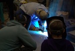 Middle Schoolers Watching a Welder by Jordan Boner