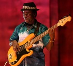 Bass Player at the Celebration Festival by Daily Eastern News