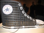 Chuck Taylor Converse Sculpture at Undergraduate All Student Show by Daily Eastern News