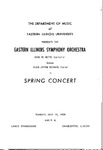Eastern Illinois Symphony Orchestra, Spring 1958