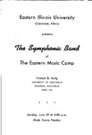 Symphonic Band Program by Earl Boyd