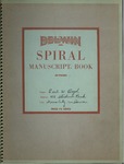 Bach Manuscript Book by Earl Boyd