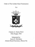 Order of the Golden Heart: Charles Eberly, Ph.D., Ohio Kappa 1963