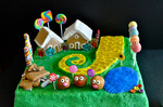 People's Choice Gold winner "The Lollipop Guild Welcomes You to Munchkin Land" by Bev Cruse